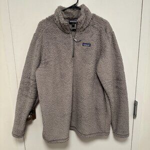 Patagonia Fleece Quarter-Zip Pullover - Gray, Size XL